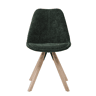Conjunto de 4 de cadeiras ZOE cor verde