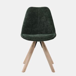 Conjunto de 4 de cadeiras ZOE cor verde