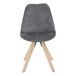Pack de 4 sillas ZOE Pack de 4 sillas ZOE Gris Oscuro