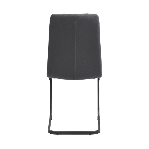 Conjunto de 4 cadeiras de jantar SIBYL cinza escuro