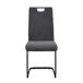 Pack de 4 sillas de comedor ANDREA Pack de 4 sillas de comedor ANDREA Gris Oscuro