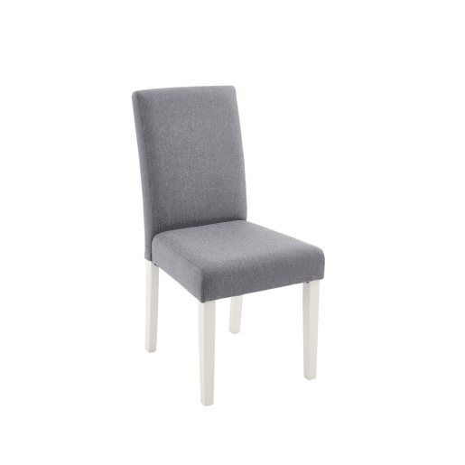 Conjunto de 2 cadeiras de jantar SOFIA cinza claro Conjunto de 2 cadeiras de jantar SOFIA cinza claro