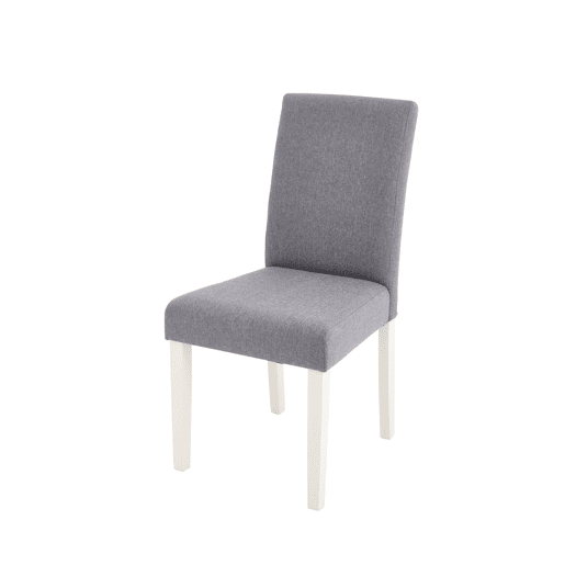 Conjunto de 2 cadeiras de jantar SOFIA cinza claro Conjunto de 2 cadeiras de jantar SOFIA cinza claro