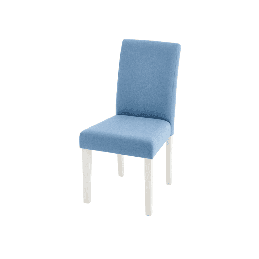 Conjunto de 2 cadeiras de jantar SOFIA azul claro