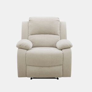 Cadeirão relax elétrico RYAN em cinzento claro