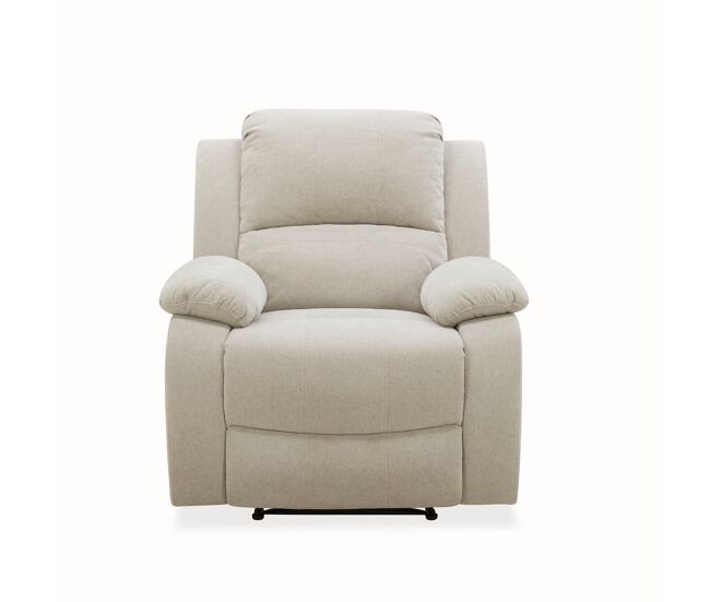 Sillón relax eléctrico ryan color gris claro