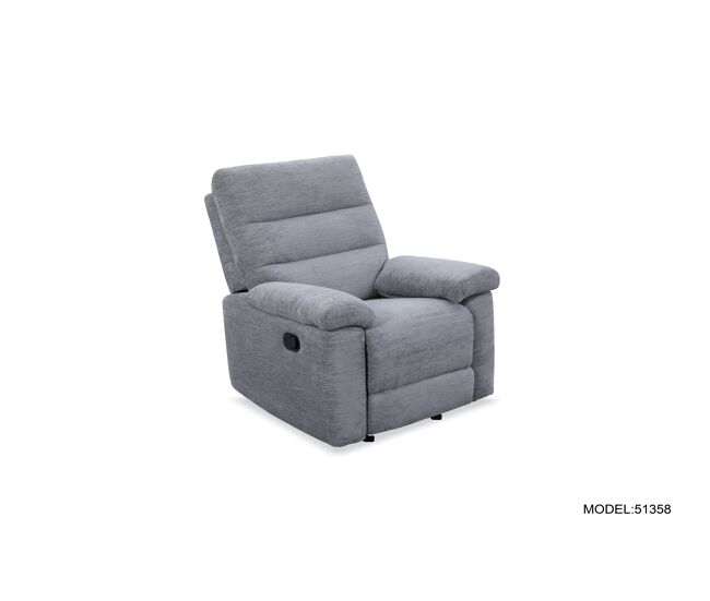 Sillón relax manual ali color gris claro