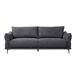 Sofá 3 plazas fijo ALIX color gris oscuro Sofá 3 plazas fijo ALIX color gris oscuro Gris Oscuro