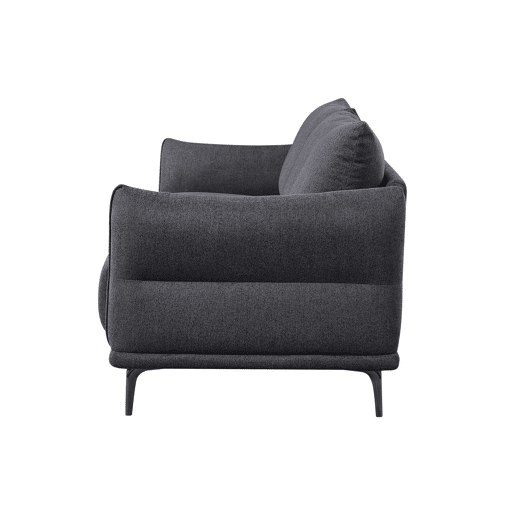 Sofá fixo de 3 lugares ALIX cor cinzento escuro Sofá fixo de 3 lugares ALIX cor cinzento escuro