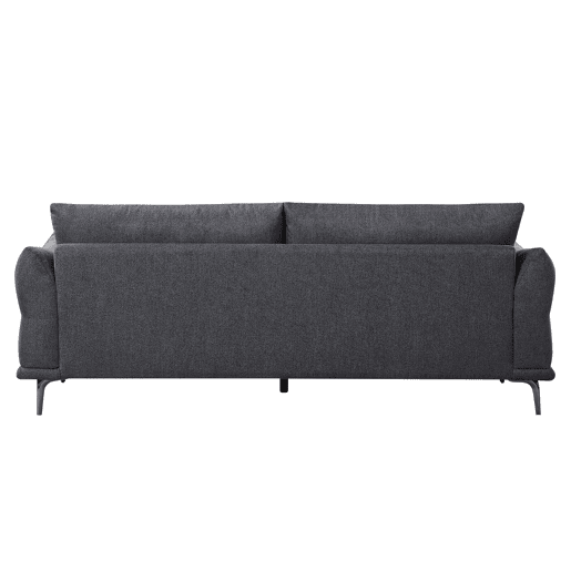 Sofá fixo de 3 lugares ALIX cor cinzento escuro Sofá fixo de 3 lugares ALIX cor cinzento escuro