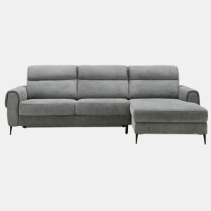 Chaise longue com cama ELIA dereita 4 lugares cinza