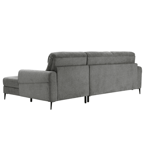 Chaise longue com cama ELIA dereita 4 lugares cinza