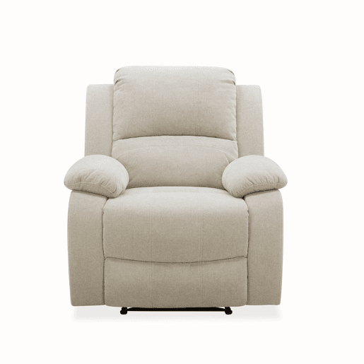 Cadeirão de relaxamento manual RYAN cor cinzento claro