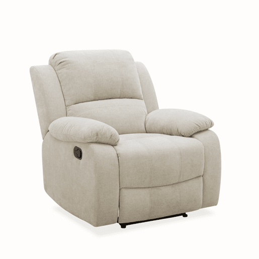 Cadeirão de relaxamento manual RYAN cor cinzento claro