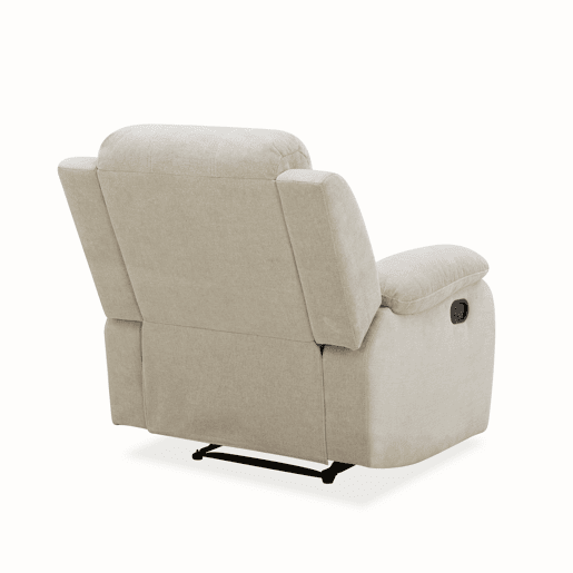 Cadeirão de relaxamento manual RYAN cor cinzento claro