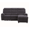 Chaise longue relax elétrica AMANDA dereita 3 lugares cinza