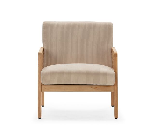 Sillón decorativo debra color beige