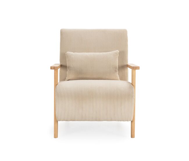 Sillón decorativo BONNIE color beige