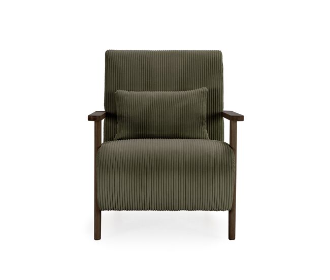 Sillón decorativo bonnie color verde