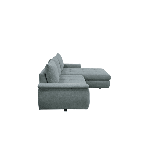 Chaise longue com cama FOCUS dereita 4 lugares azul