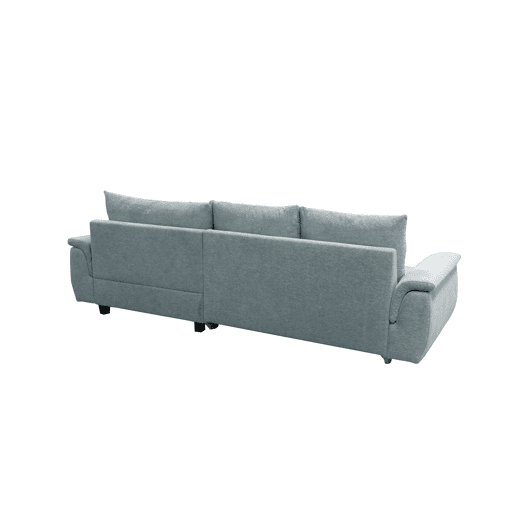 Chaise longue com cama FOCUS dereita 4 lugares azul