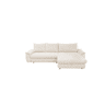 Chaise longue com cama FOCUS dereita 4 lugares bege