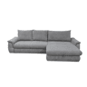 Chaise longue com cama FOCUS dereita 4 lugares cinza claro