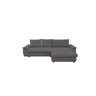 Chaise longue com cama FOCUS dereita 4 lugares cinza escuro