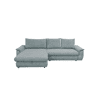 Chaise longue com cama FOCUS esquerda 4 lugares azul