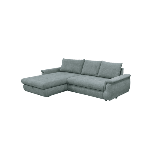 Chaise longue com cama FOCUS esquerda 4 lugares azul