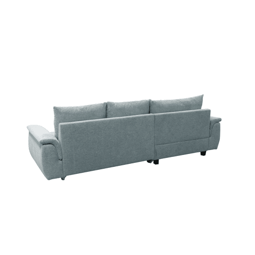 Chaise longue com cama FOCUS esquerda 4 lugares azul