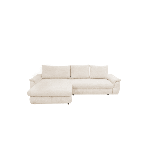 Chaise longue com cama FOCUS esquerda 4 lugares bege Chaise longue com cama FOCUS esquerda 4 lugares bege