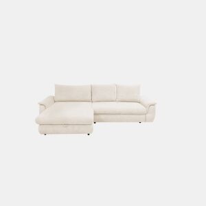 Chaise longue com cama FOCUS esquerda 4 lugares bege