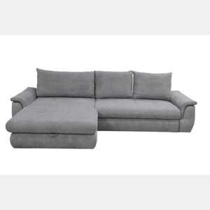 Chaise longue com cama FOCUS esquerda 4 lugares cinza claro