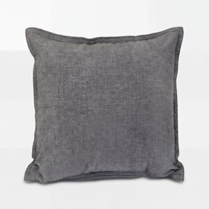 Almofada VENECIA 45x45cm cor cinza escuro