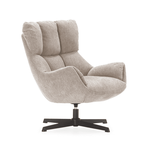 Cadeirão decorativo ODETTE cor bege