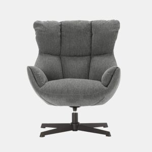 Cadeirão decorativo ODETTE cor cinza