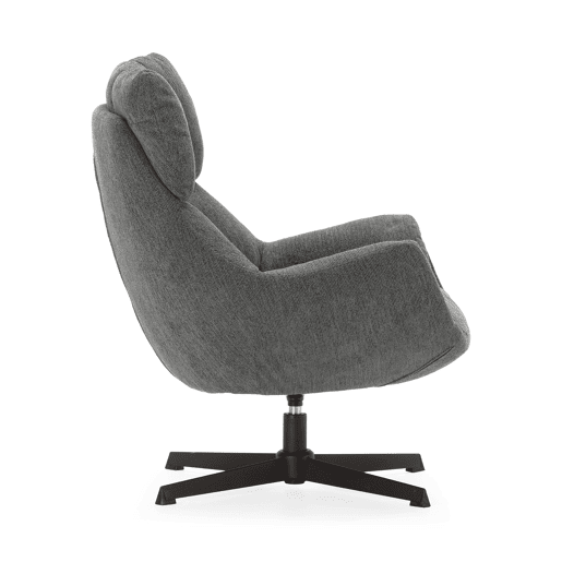 Cadeirão decorativo ODETTE cor cinza