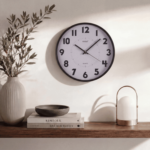 Relógio de parede ARANA 30cm branco marca VERSA Relógio de parede ARANA 30cm branco marca VERSA