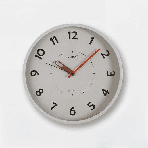 Relógio de parede SANDRA 30cm branco marca VERSA