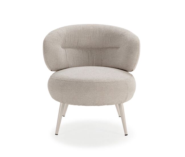 Sillón decorativo liva color beige
