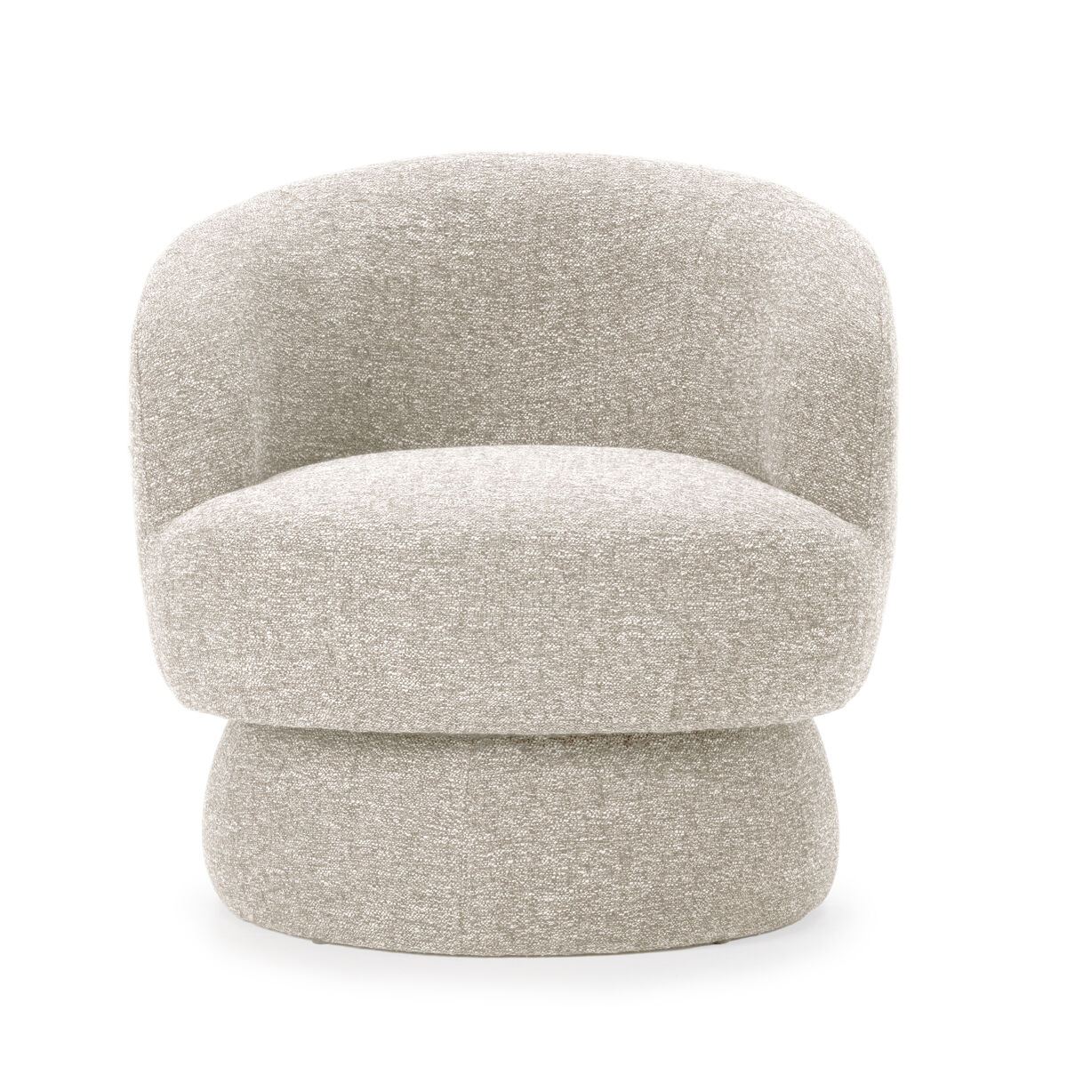 Sillón decorativo rotativo DALI color beige