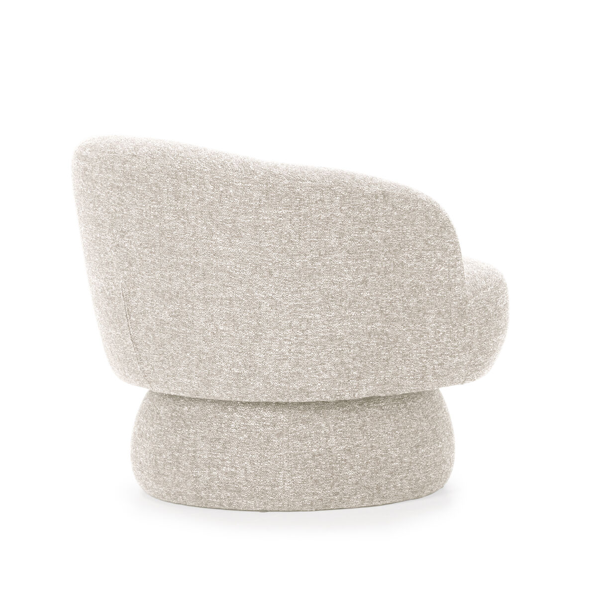 Sillón decorativo rotativo DALI color beige - Conforama