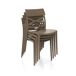 Silla de cocina LUISA Polipropileno Silla de cocina LUISA Polipropileno Topo