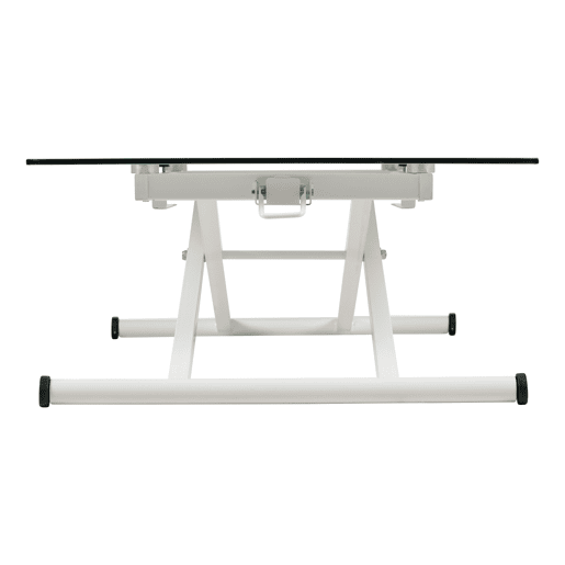 Mesa de centro elevável branco STAND UP