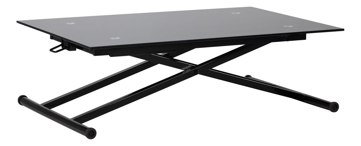 Mesa de centro elevable negro stand up