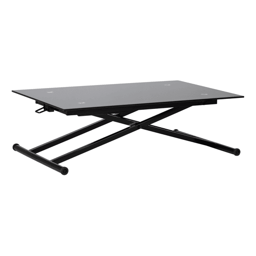 Mesa de centro elevável preto STAND UP Mesa de centro elevável preto STAND UP