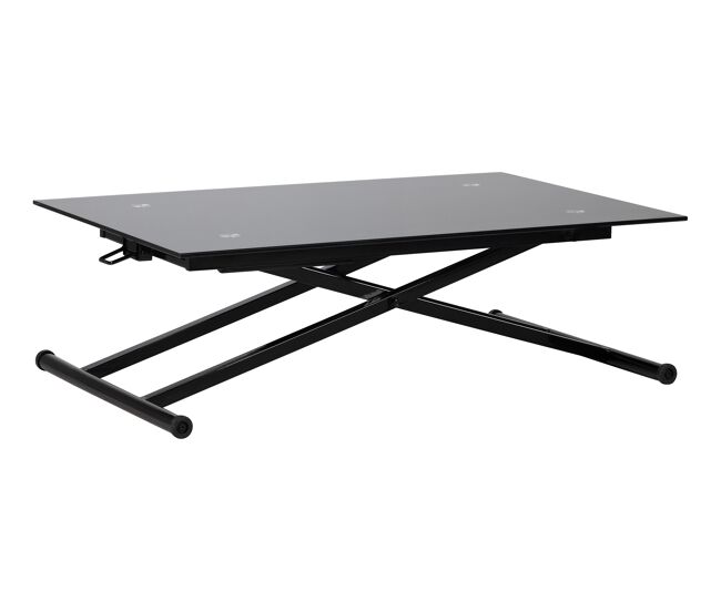 Mesa de centro elevable negro stand up