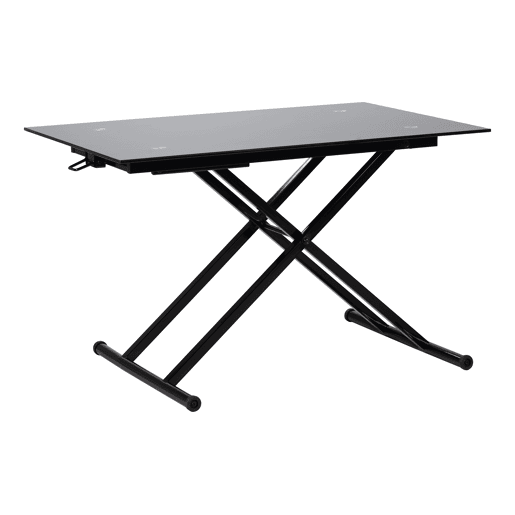 Mesa de centro elevável preto STAND UP Mesa de centro elevável preto STAND UP