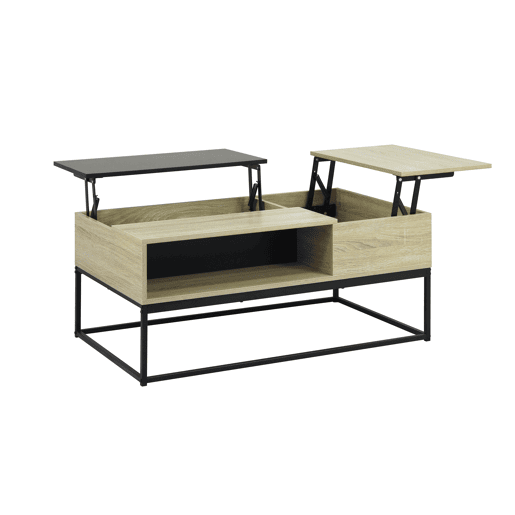 Mesa de centro elevável carvalho KAIA Mesa de centro elevável carvalho KAIA